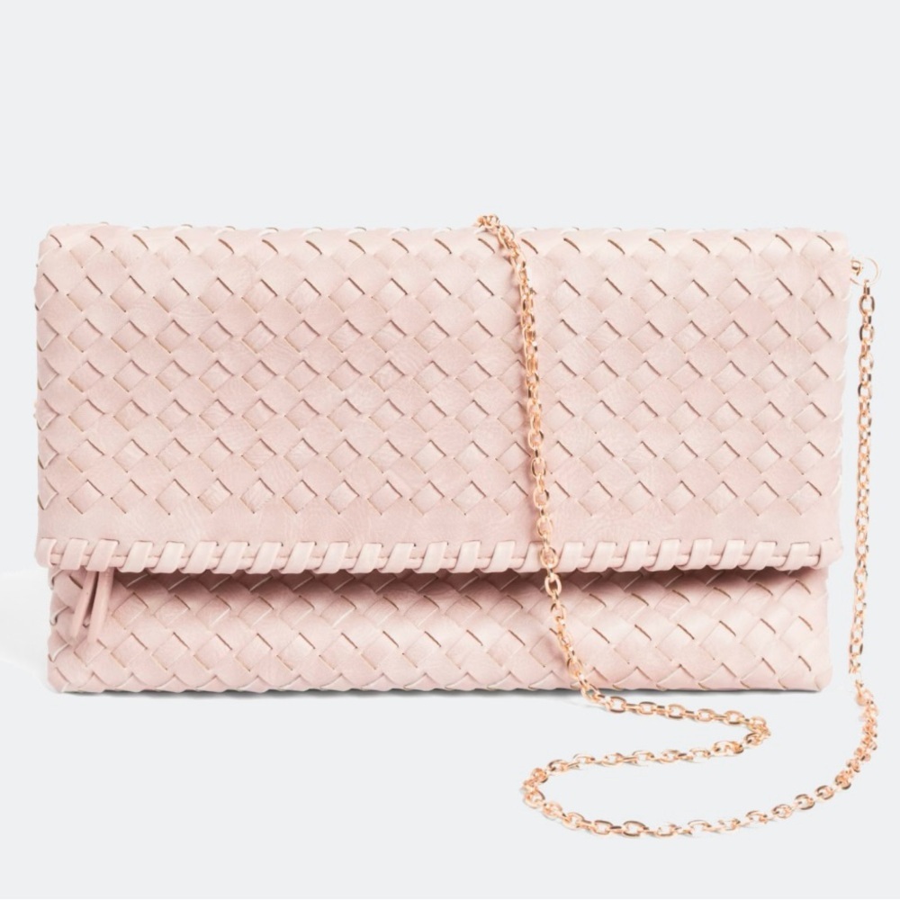Urban Expressions Cross body/shoulder bag | Pink and gold